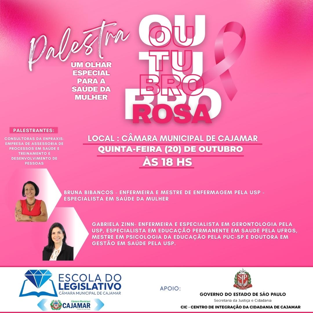 PALESTRA OUTUBRO ROSA 